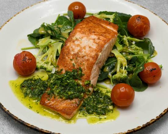 Order Pan Roasted Salmon food online from Del Friscos Double Eagle Steak House store, Denver on bringmethat.com