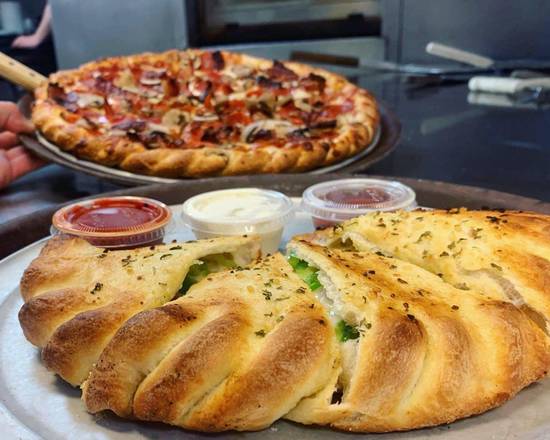 Order Calzone food online from Conans Pizza store, Austin on bringmethat.com