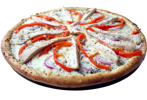Order 10" Garlic Chicken Pizza food online from Big Mama & Papa Pizzeria store, Montrose on bringmethat.com