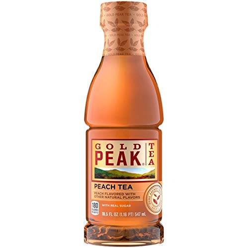 Order Gold Peak Peach Tea food online from Deerings Market store, Traverse City on bringmethat.com