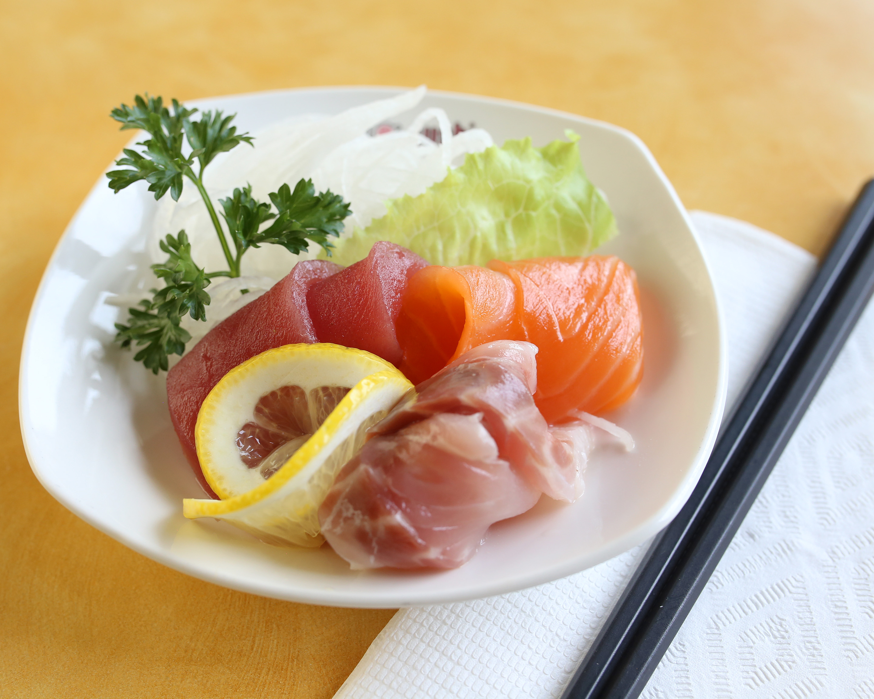 Order 6 Piece Sashimi Appetizers food online from Mio Sushi store, Beaverton on bringmethat.com