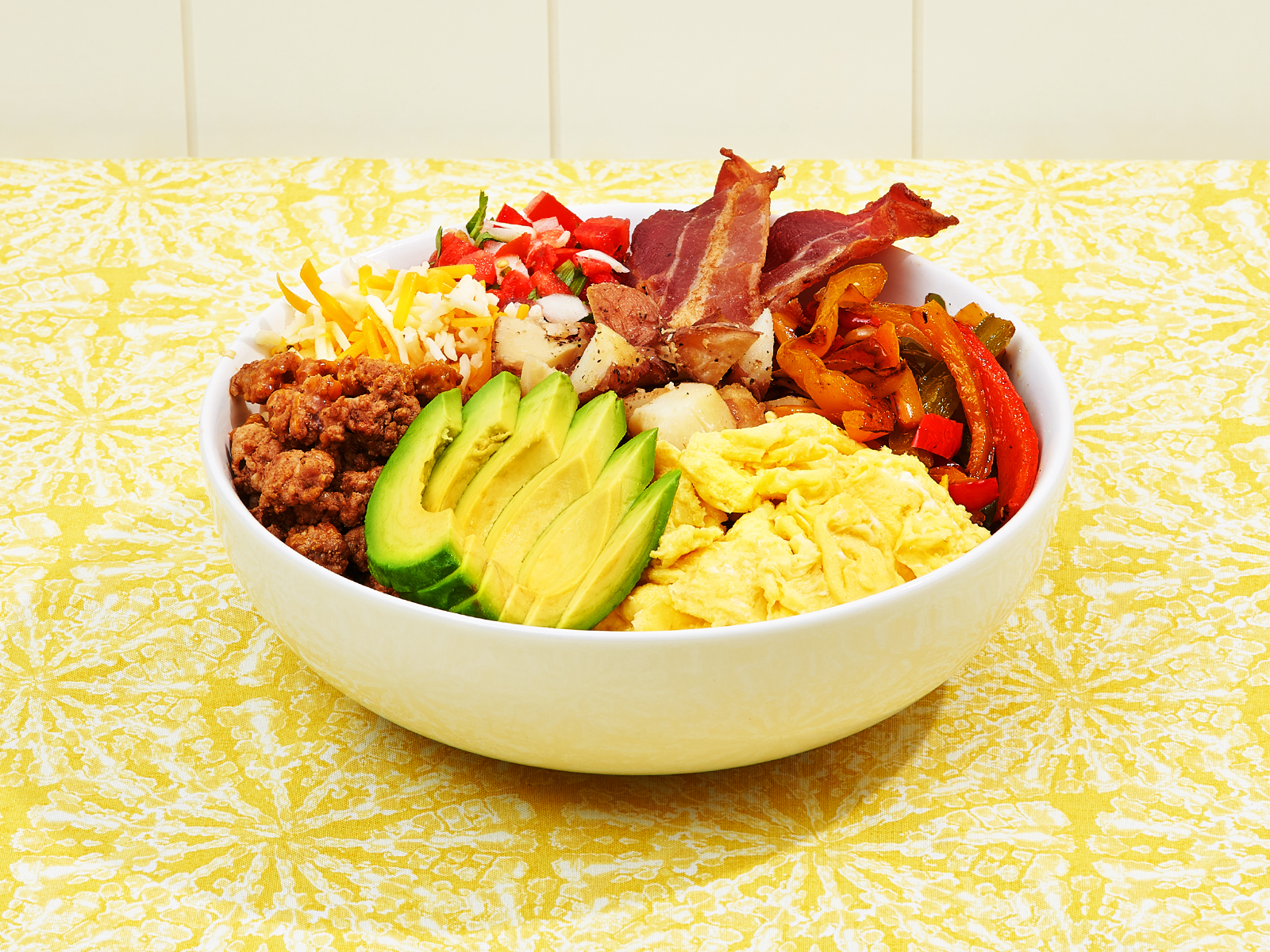 Order Signature Breakfast Burrito Bowl food online from Jinkys Cafe store, Camarillo on bringmethat.com