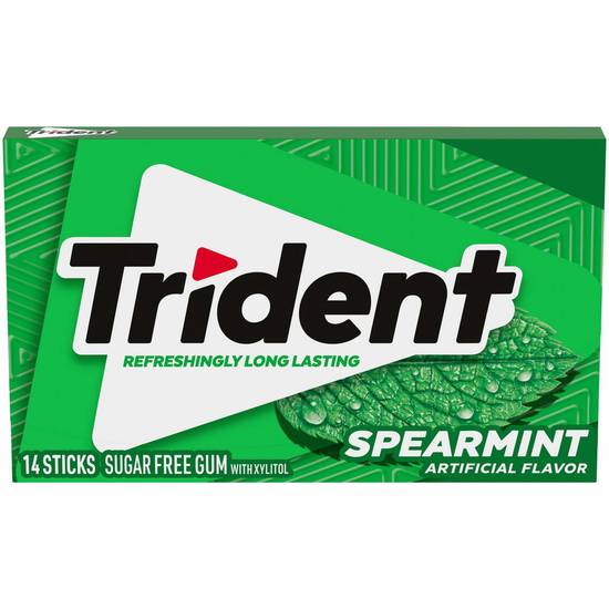 Order Trident Gum - Spearmint food online from IV Deli Mart store, Goleta on bringmethat.com