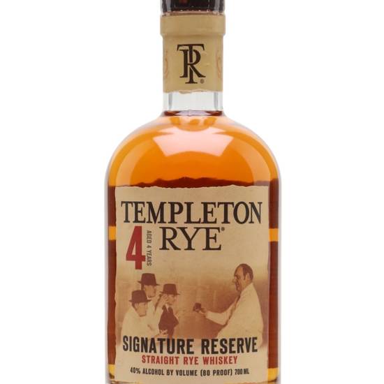 Order Templeton Rye Whiskey - 750ml food online from Rowland Heights Liquor store, Rowland Heights on bringmethat.com