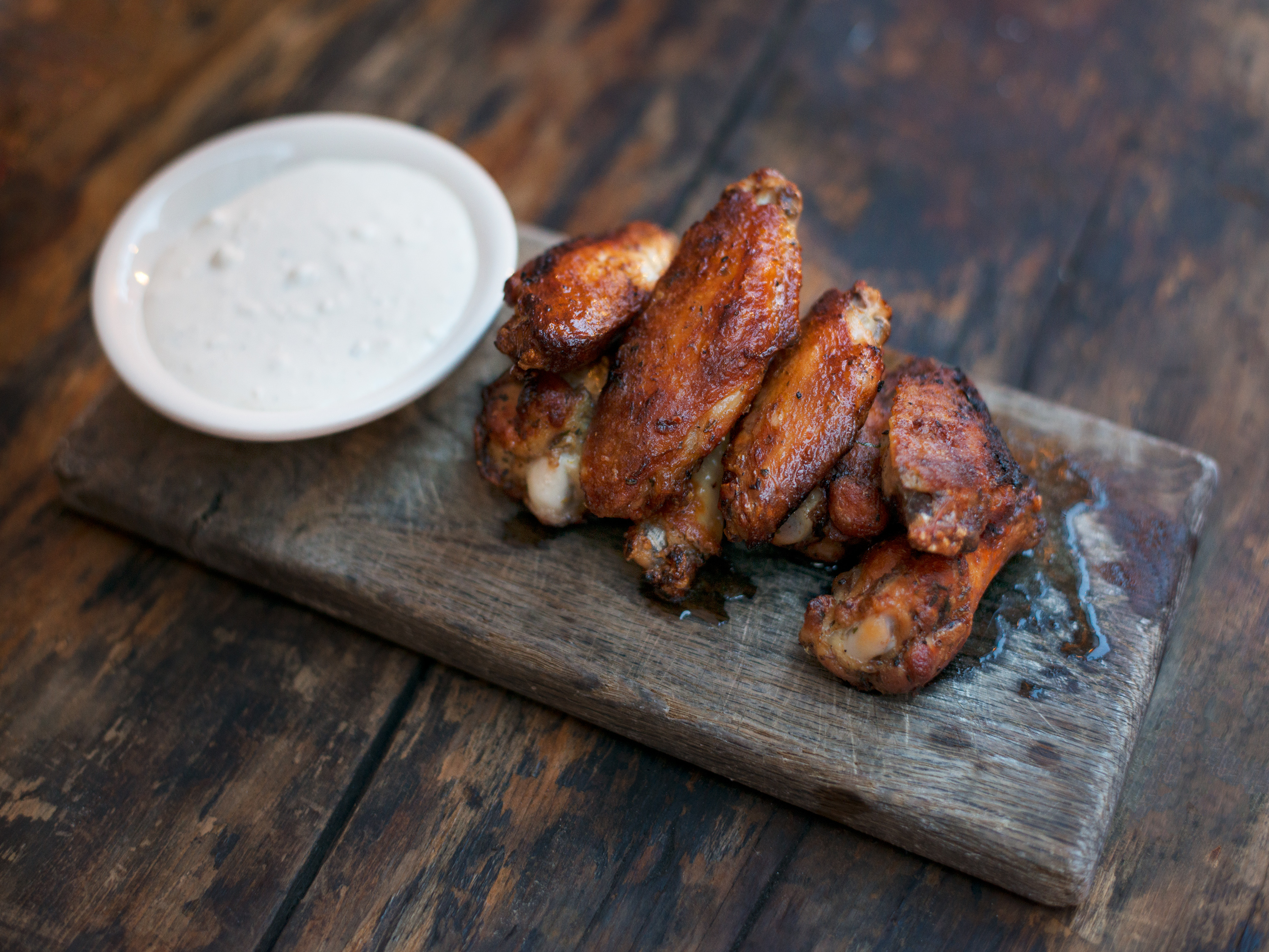 Order Wood Fired Rosemary Wings food online from Carroll place store, New York on bringmethat.com