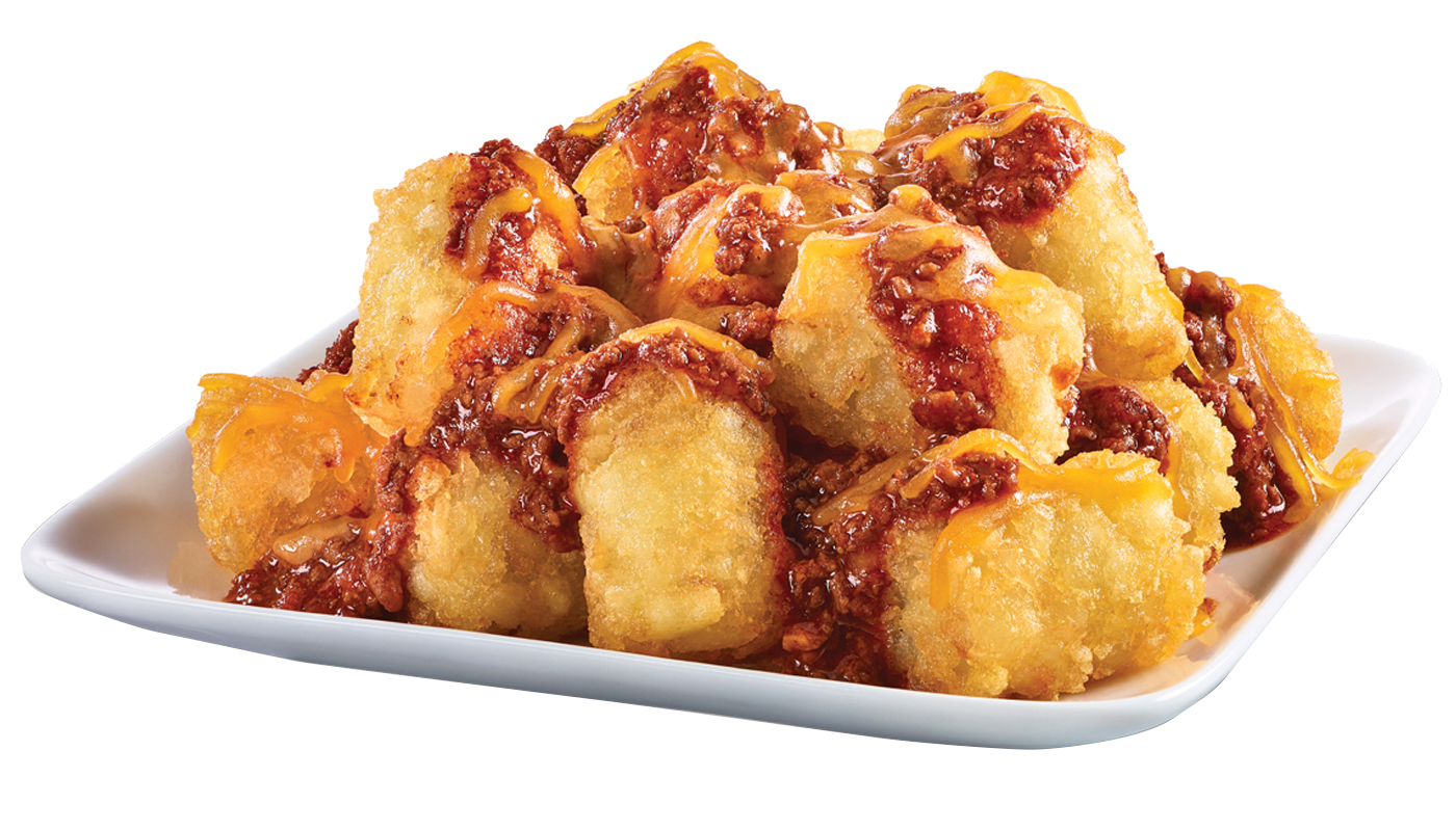Order Chili Cheese Party Tots food online from Krystal store, Meridian on bringmethat.com