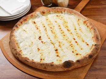 Order White Ricotta Pizza - Medium 12" (6 Slices) food online from Pats Select Pizza | Grill store, Gloucester on bringmethat.com