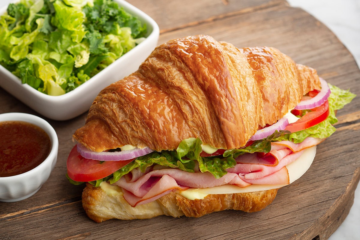Order Cafe Croissant Sandwich food online from Kneaders Bakery & Cafe store, Chandler on bringmethat.com