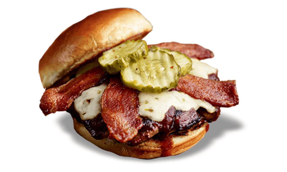 Order Devil's Spit Burger* food online from Famous Dave's store, Troy on bringmethat.com