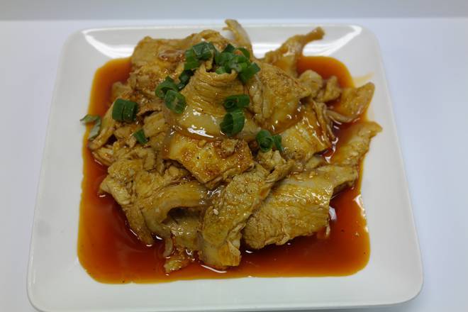 Order Sliced Pork in Garlic Sauce (蒜泥白肉) food online from Szechuan Gourmet store, Strongsville on bringmethat.com
