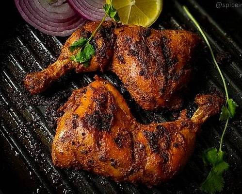 Order Tandoori Chicken (Half) food online from Rasoi Fusion Indian Cuisine store, Roswell on bringmethat.com