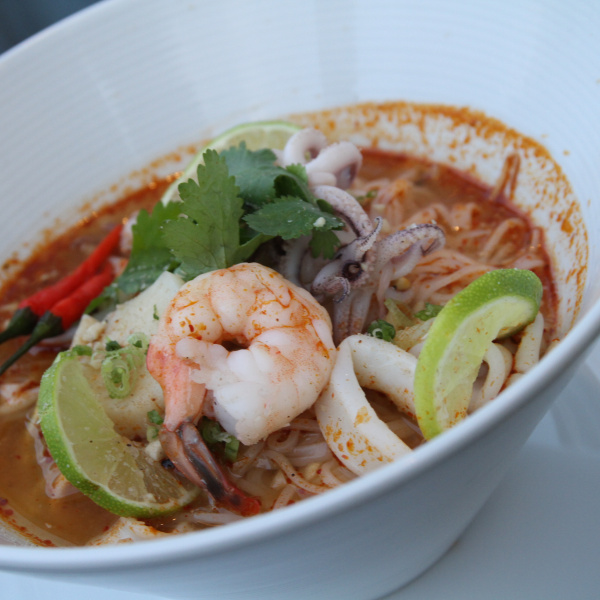 Order Tom Yum Noodle Soup food online from Four Spoons Restaurant store, Newton Center on bringmethat.com