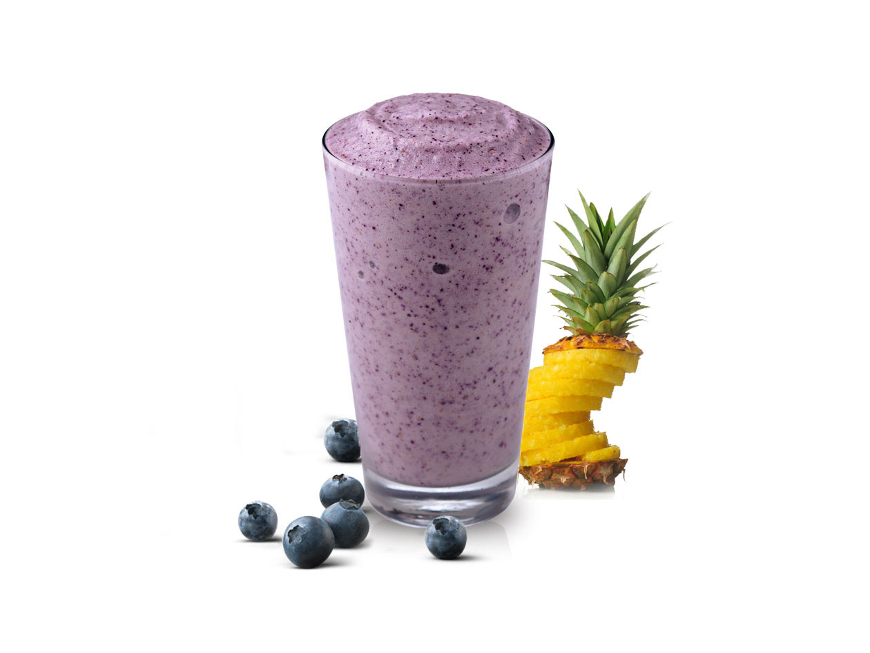 Order Blueberry Pineapple Smoothie food online from Cold Stone Creamery store, Idaho Falls on bringmethat.com