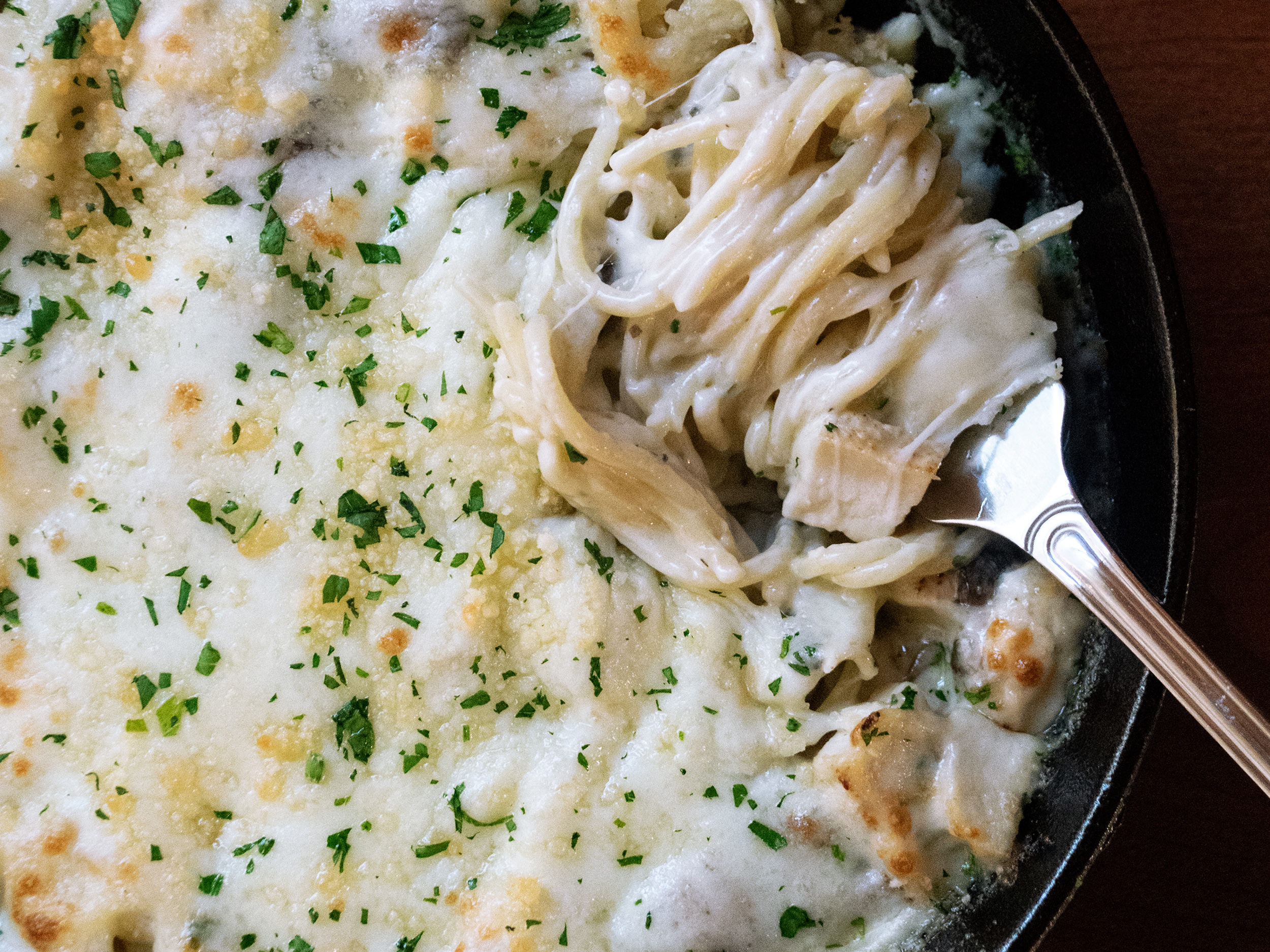 Order Baked Chicken Tetrazzini food online from Nancy Pizza store, Roswell on bringmethat.com