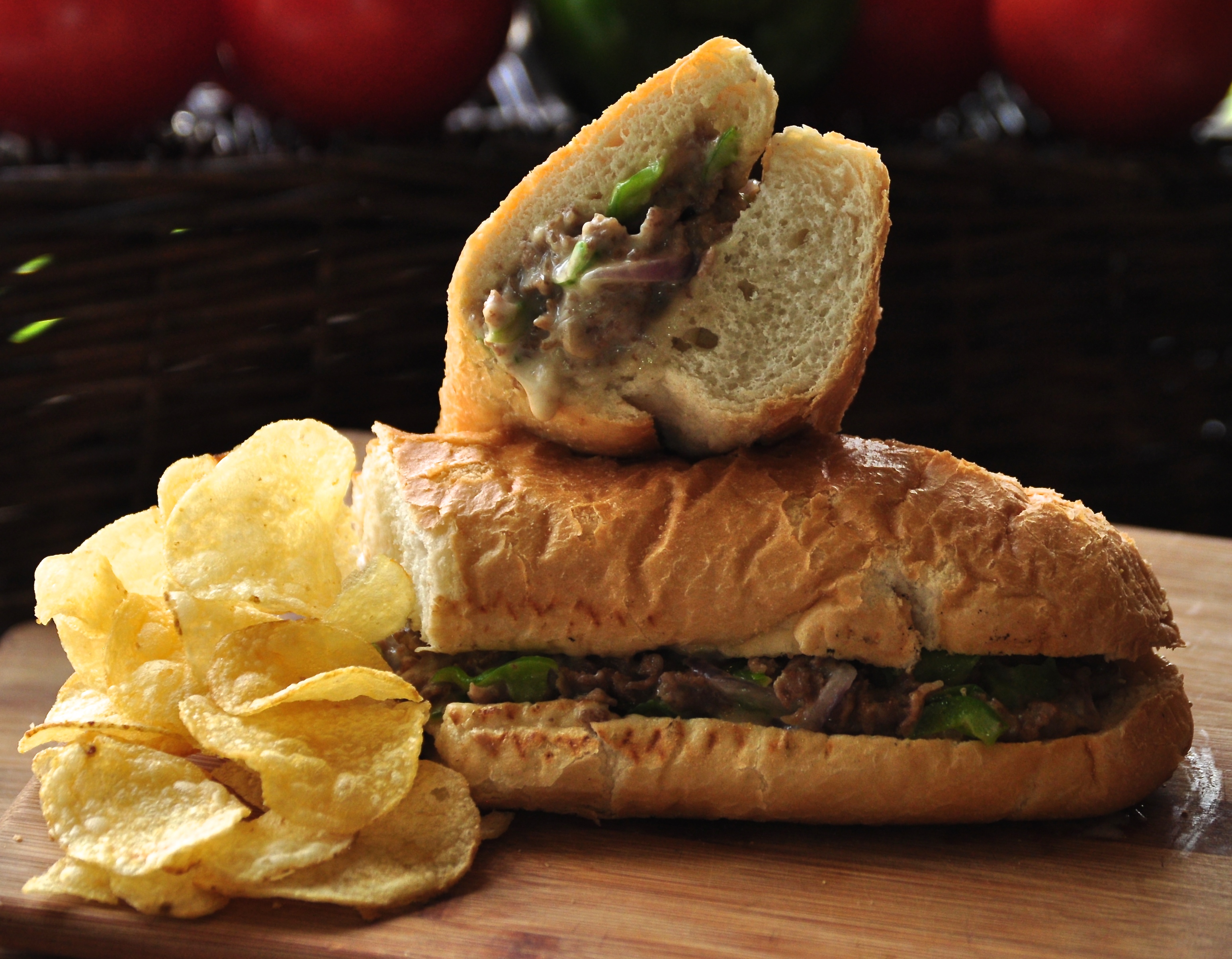 Order Philly Cheesesteak food online from Upper Crust Pizza store, Oceanside on bringmethat.com