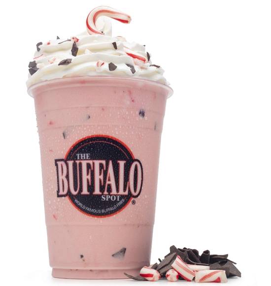 Order Holiday Peppermint Chip Shake food online from The Buffalo Spot store, Lakewood on bringmethat.com