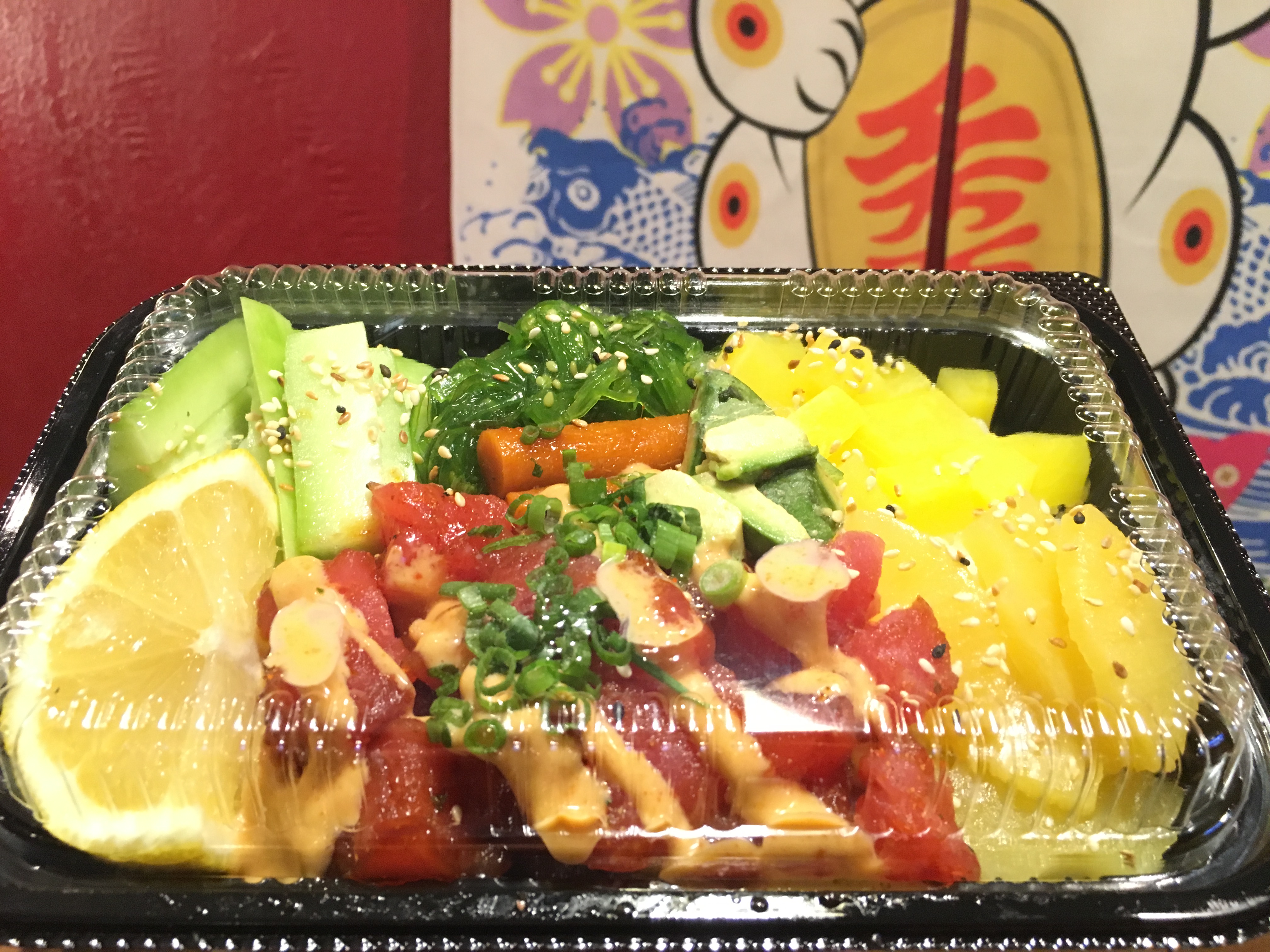 Order P2. Hawaiian Poke with Rice food online from Sushi One store, Reno on bringmethat.com