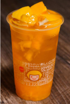 Order E11. Mango Boba Green Tea food online from Happy Lemon store, Berkeley on bringmethat.com