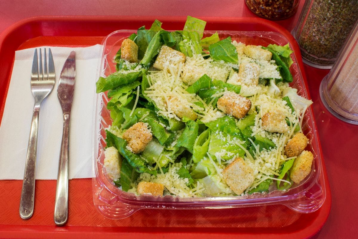 Order Caesar Salad - Salad food online from Little Italy Pizza store, New York on bringmethat.com