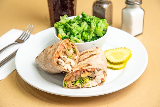 Order Grilled Balsamic Chicken Wrap food online from Newport Creamery store, Providence on bringmethat.com