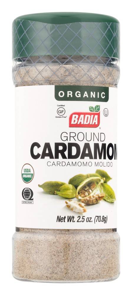 Order Badia · Organic Ground Cardamom (2.5 oz) food online from Harveys Supermarket store, Baxley on bringmethat.com