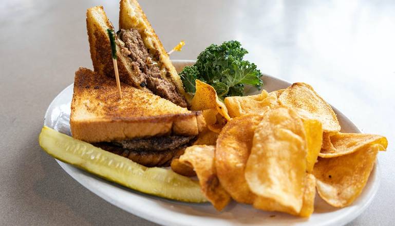Order The Dirty Patty Melt food online from MD Pluckers Wing Factory & Grill store, Round Rock on bringmethat.com