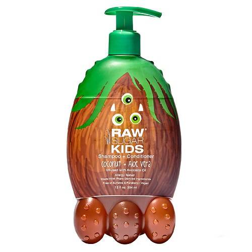 Order Raw Sugar Kids 2-in-1 Shampoo & Conditioner Coconut + Aloe Vera - 12.0 fl oz food online from Walgreens store, Huntington on bringmethat.com