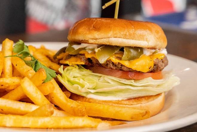 Order The All Vegan Spicy Burger food online from Las Amigas Cafe store, Los Angeles on bringmethat.com