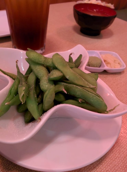 Order Edamame food online from Go Sushi Japanese Restaurant store, Pacifica on bringmethat.com