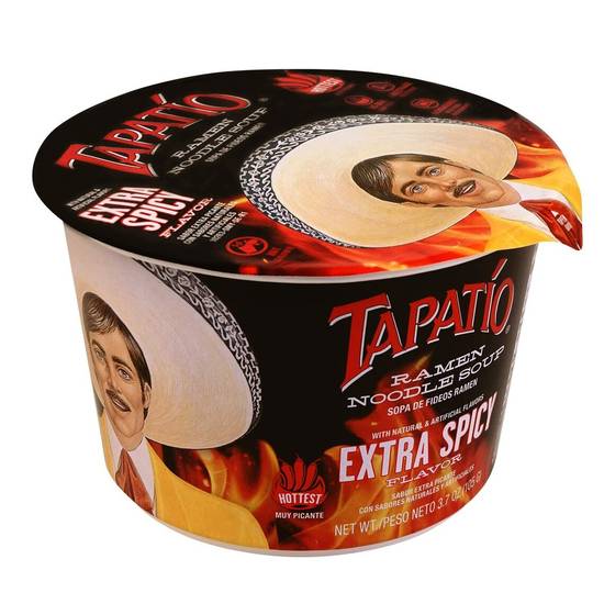 Order Tapatio Ramen Noodle Soup Extra Spicy Flavor food online from IV Deli Mart store, Goleta on bringmethat.com