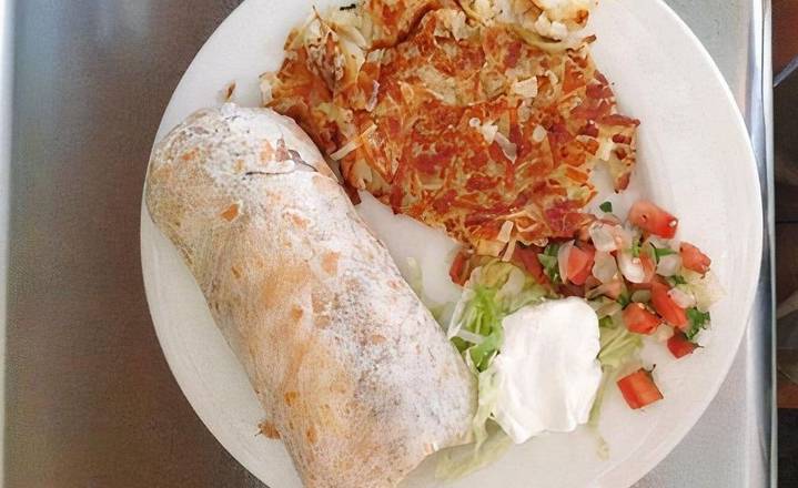Order Egg Burrito food online from Hill Street Cafe store, Burbank on bringmethat.com