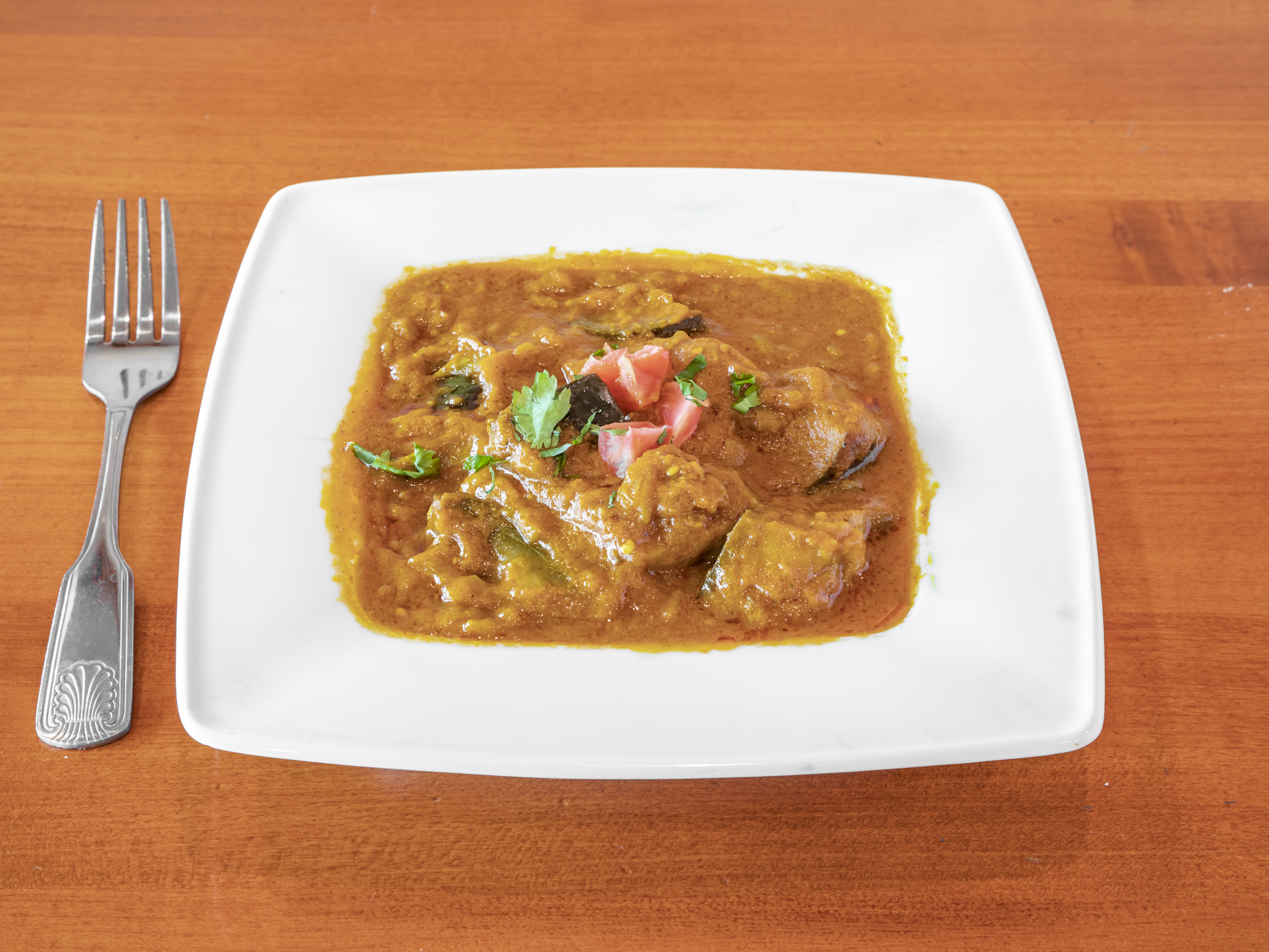 Order Eggplant Curry food online from Masala Indian Cuisine store, Scottsdale on bringmethat.com
