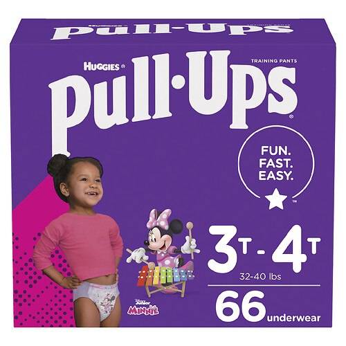 Order Huggies Pull-Ups Girls' Potty Training Pants 3T - 4T - 66.0 ea food online from Walgreens store, San Antonio on bringmethat.com