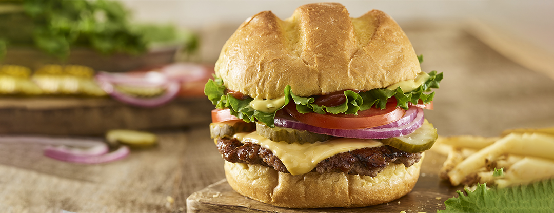 Order Classic Smash® Burger food online from Smashburger store, Oak Lawn on bringmethat.com