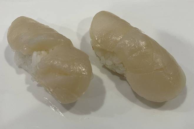 Order Scallop (Hotate) (2 pcs) food online from Fuji Sushi store, Canton on bringmethat.com