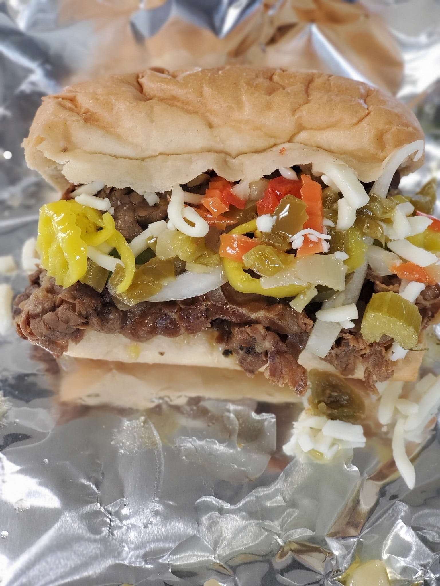 Order Chicago Beef Sub - 6" food online from Good Brotha Pizza & Bbq store, Mansfield on bringmethat.com