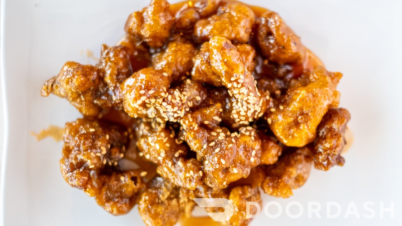 Order Orange Chicken food online from Shandra Thai Cuisine store, Palmdale on bringmethat.com