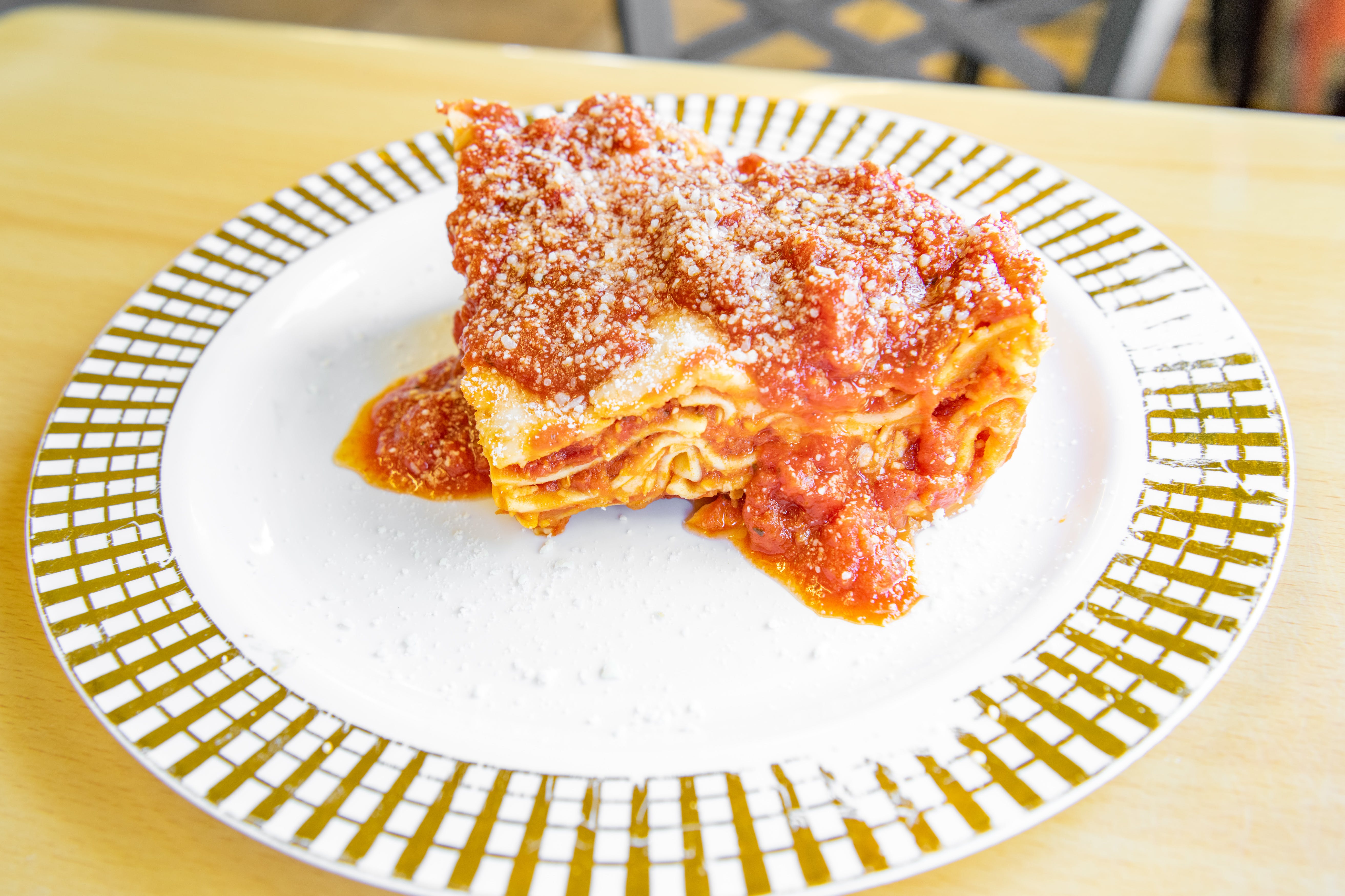 Order Meat Lasagna - Pasta food online from Castelli Deli Cafe store, Felton on bringmethat.com