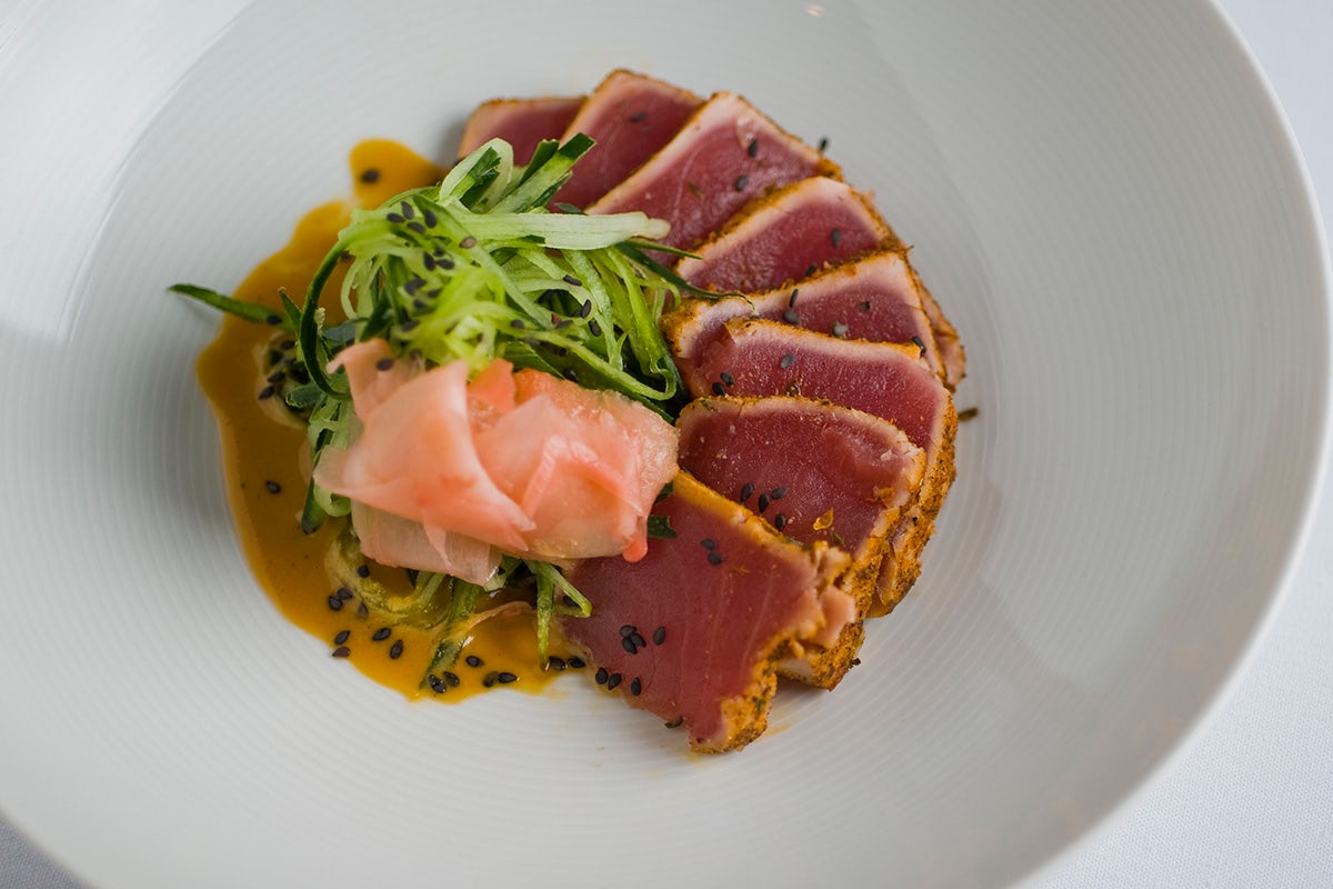 Order SEARED AHI TUNA food online from Sullivan's store, Indianapolis on bringmethat.com