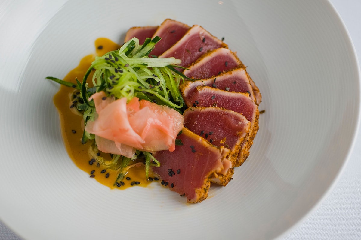 Order SEARED AHI TUNA food online from Sullivan store, Baton Rouge on bringmethat.com