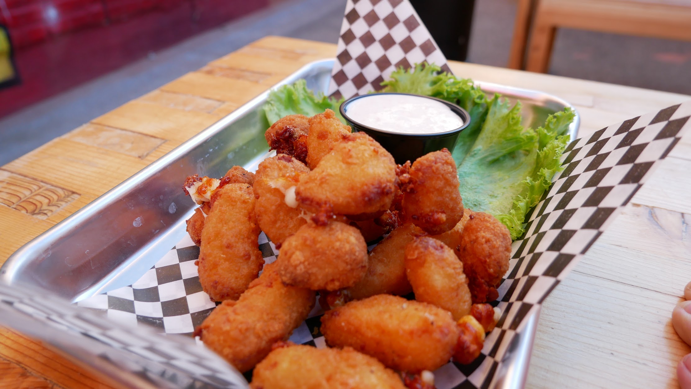 Order Cheese Curds food online from Red Door Brewing Co. Dowtown store, Albuquerque on bringmethat.com