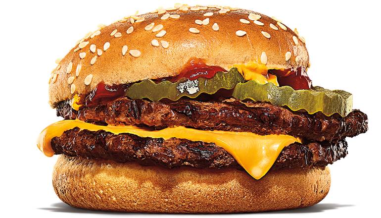 Order Double Cheeseburger food online from Burger King store, Rumford on bringmethat.com