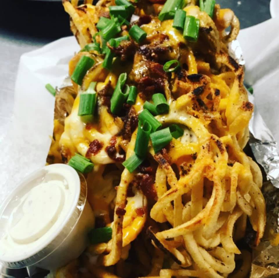 Order Loaded Fries food online from Kristos store, Madison on bringmethat.com