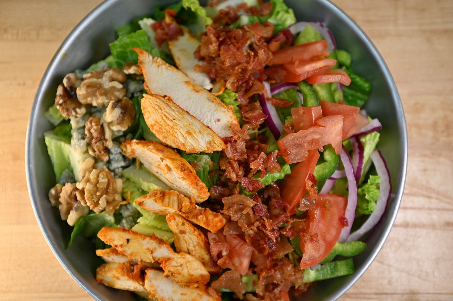 Order Chicken Chop Salad food online from HOMESlyce Pizza Bar store, Baltimore on bringmethat.com