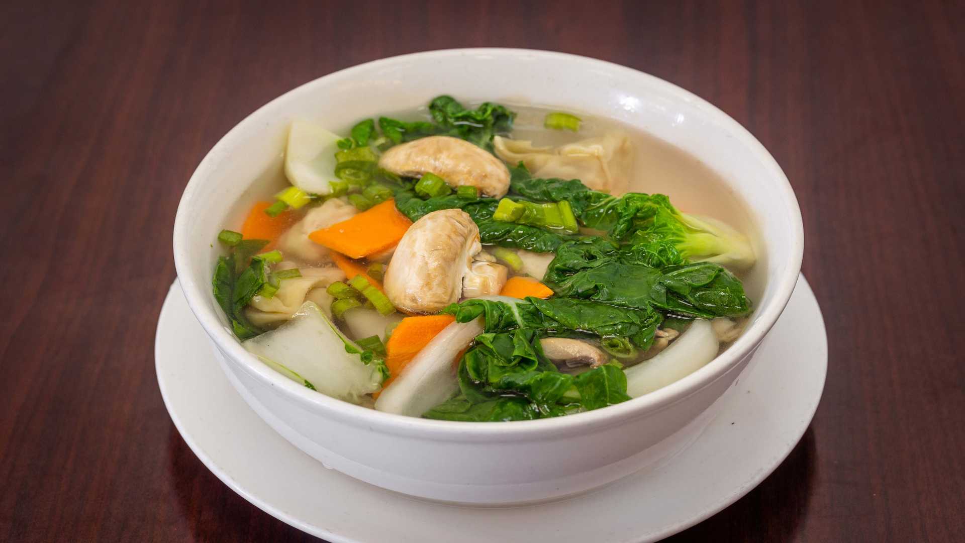 Order 14. Wonton Soup food online from Xing Yuan store, Alameda on bringmethat.com