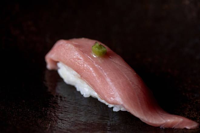 Order Toro (Heavily Marbled Tuna) Nigiri food online from Nakato Japanese Restaurant store, Atlanta on bringmethat.com