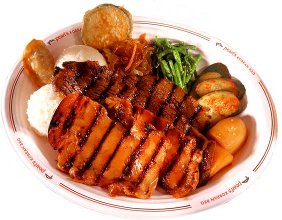 Order Kalbi and BBQ Chicken food online from Pearl Korean Bbq store, Honolulu on bringmethat.com