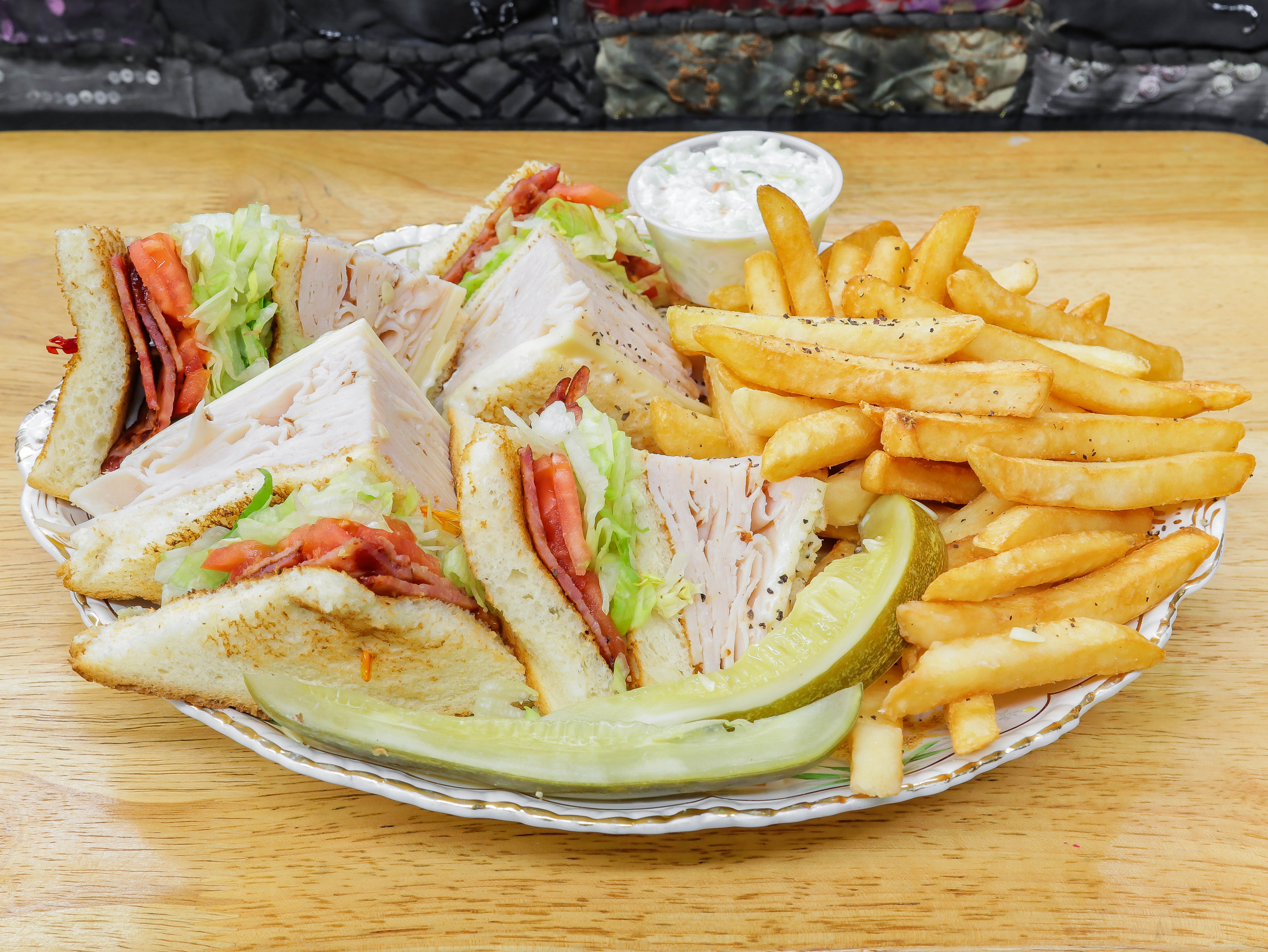 Order Turkey Club Sandwich food online from Quick Stop store, Philadelphia on bringmethat.com