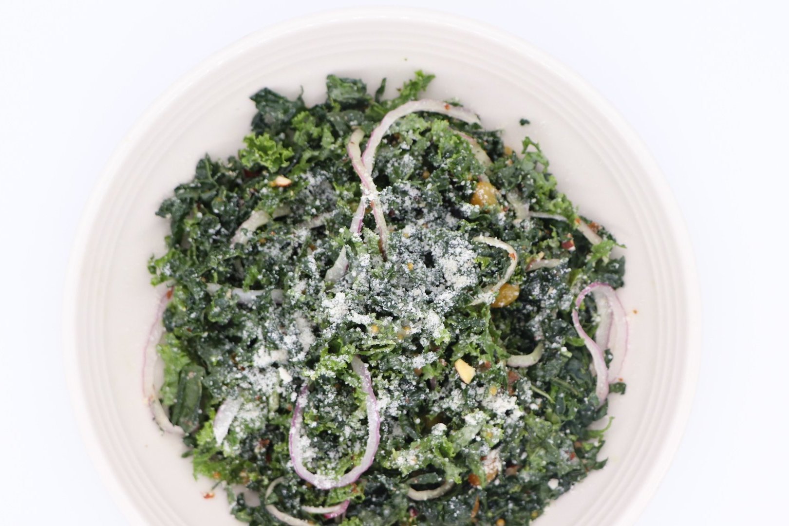 Order LRG KALE SALAD food online from Pitfire Artisan Pizza store, Los Angeles on bringmethat.com