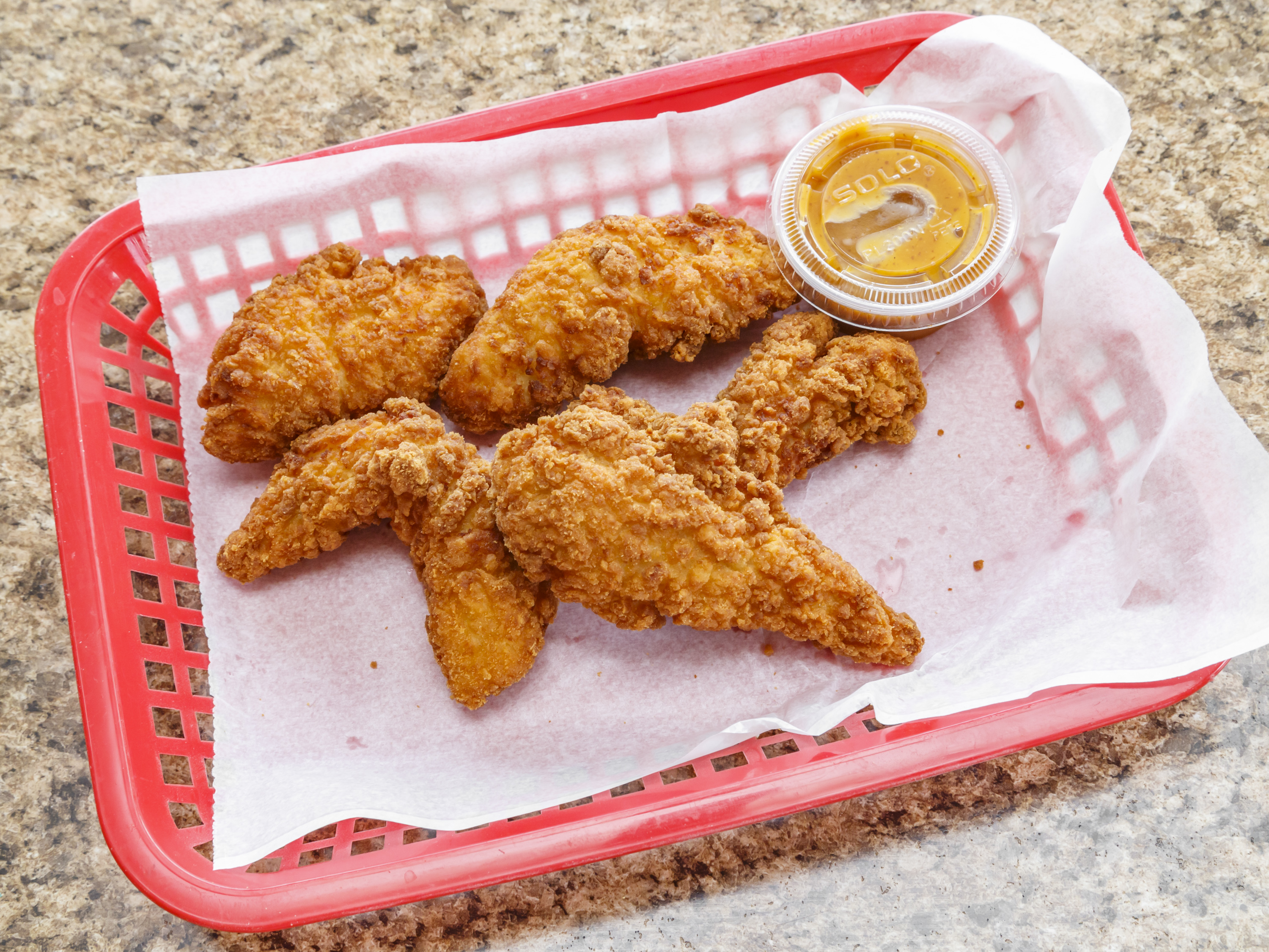 Order 5 Chicken Tenders food online from Pizza Palermo store, Crafton on bringmethat.com